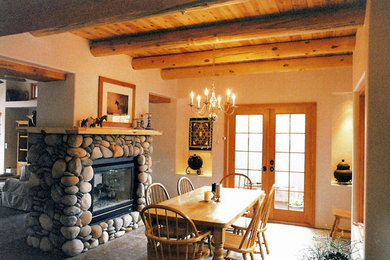 Southwest dining room photo in Phoenix