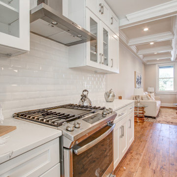 Kitchen Remodeled With Marble Countertop,Cabinets Space,Dinning Area Fairfax