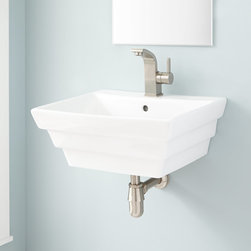 BOWERS PORCELAIN WALL-MOUNT SINK - Bathroom Sinks