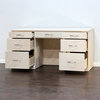 Flat Iron Desk, 20x60x30, Birch Wood, Unfinished