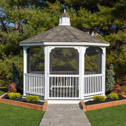 12&prime; Vinyl Octagon Gazebo Kit - Gazebos