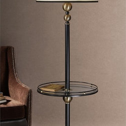 Revolution, End Table Lamp Floor Lamp | Uttermost - Floor Lamps