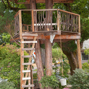 Stilmix Garten mit Spielgerät in Portland