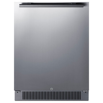 Summit SPR623OS 24"W 4.6 Cu. Ft. Compact Freezerless Refrigerator - Stainless