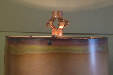 Copper Buffet Lamp