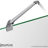 DreamLine Unidoor 47-48" Frameless Hinged Shower Door with Support Arm in Chrome