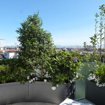 Allestimento area verde Milano