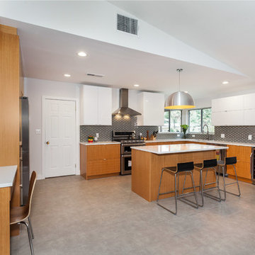Modern Ikea kitchen - Woodland Hills