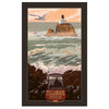 Mike Rangner Tillamook Rock Lighthouse Art Print, 12"x18"