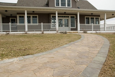 Example of an exterior home design in Other
