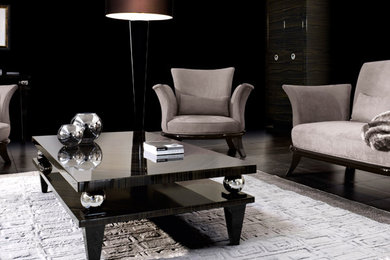 Living room - transitional living room idea in Other