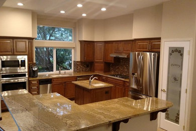 Example of a kitchen design in Other