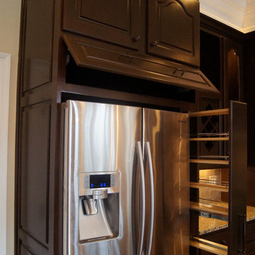 Madison Hall subdivision- Marietta: White to Faux stain finish