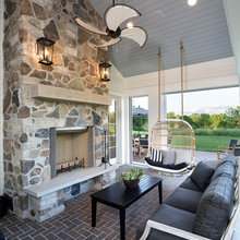 Cabin Fireplace