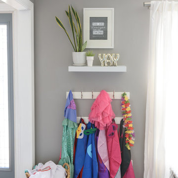 My Houzz: Cheerful Color and Patterns in a Virginia Family Home