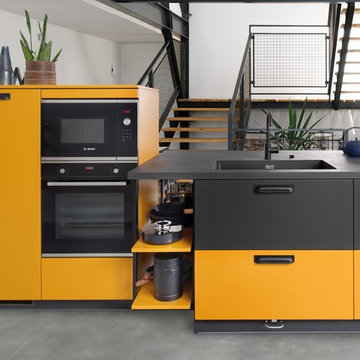 Bis zu drei verschiedene Farben oder Materialien an einem Möbel wählbar