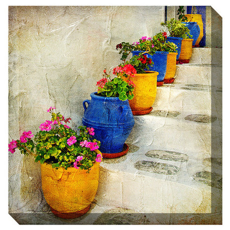 Bright Pots Outdoor Art