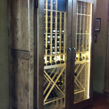 Temple TX - Rustic Wine Cabinet