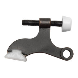 Designers Impressions - 6168 Oil Rubbed Bronze Heavy Duty Hinge Pin Door Stop - Door Stops