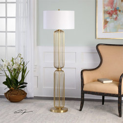 Cesinali Floor Lamp | Uttermost - Floor Lamps