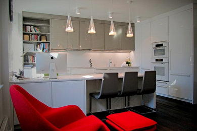Kitchen - contemporary kitchen idea in Boston