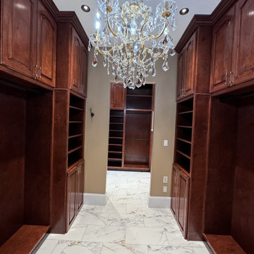 Custom His and Her Closet