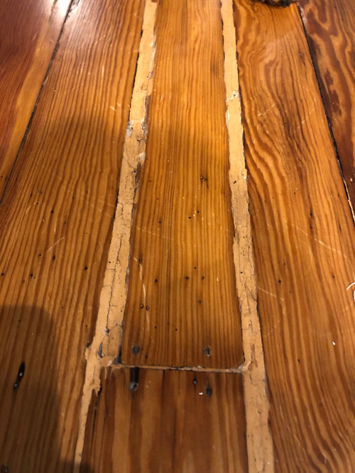 How To Fix Gaps In 110 Year Old Pine Floors, What To Use Fill In Hardwood Floor Gaps