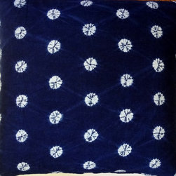 Japanese shibori tie-dyed pillow cover - Decorative Pillows