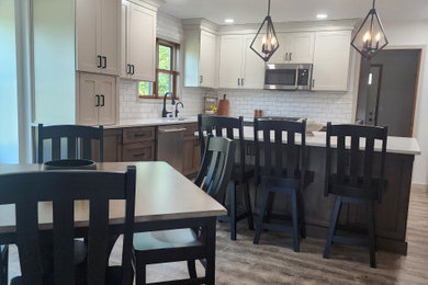 Dining room - transitional dining room idea in Other