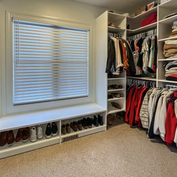 Primary Bath Remodel with Walk-in Closet System