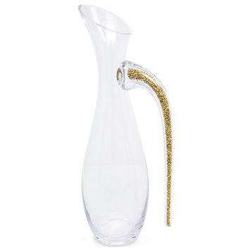 Sparkles Home Rhinestone Crystal-Filled Decanter - Gold