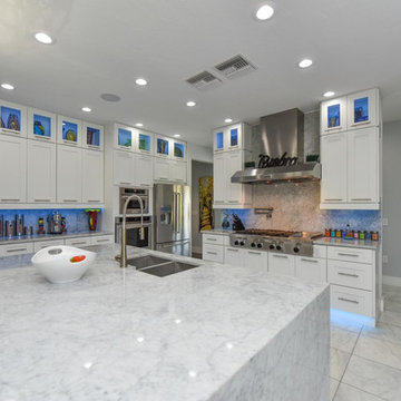 High End Beautiful Marble Kitchen