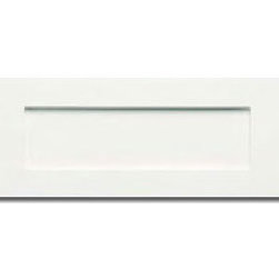 2 Piece Shaker RTF Drawer Front from CabinetNow.com shown in 949 White - Kitchen Cabinetry