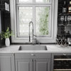 VIGO Zurich Pull-Down Kitchen Faucet With Soap Dispenser, Chrome