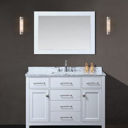 48" Bella Bathroom Vanity - Solid Wood - Bathroom Vanities And Sink Consoles