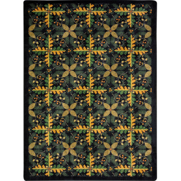 Tahoe 3'10" x 5'4" area rug in color Black