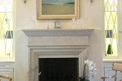 Inspiration for a timeless living room remodel in Atlanta