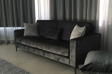 Photo of a modern family room in Adelaide.