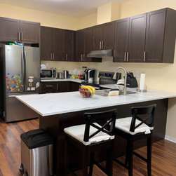 Profile I | Brown Shaker-Style Kitchen Cabinet Doors - Kitchen Cabinetry