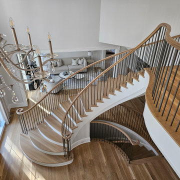 Project #116 | Elegant Curved Staircase