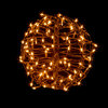 15" Fold Flat Christmas Sphere, 100 Clear Incandescent Lights