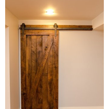 Rustic Basement Renovation - Family Hang Out