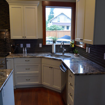Painted White Kitchen