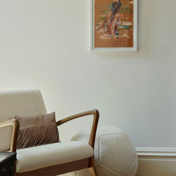 Brooklyn Brownstone - Queen Ottoman X and Fringe Pillow - Footstools And Ottomans