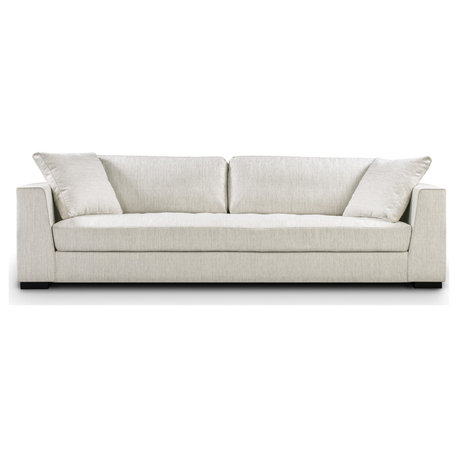 Poly and Bark Capri Sofa, Bright Ash