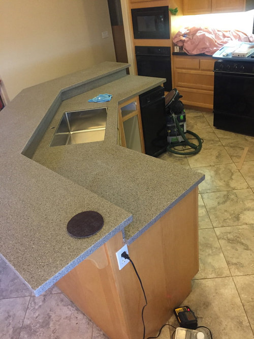 Kitchen Corian Countertop, How To Install Corian Countertops