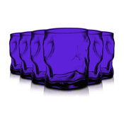 Bormioli Rocco Sorgente Double Glasses, Set of 6, Purple