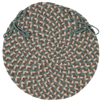 Boston Common - Driftwood Teal Chair Pad (set 4)
