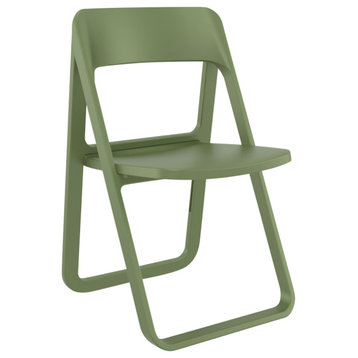 Dream Folding Outdoor Chair Olive Green