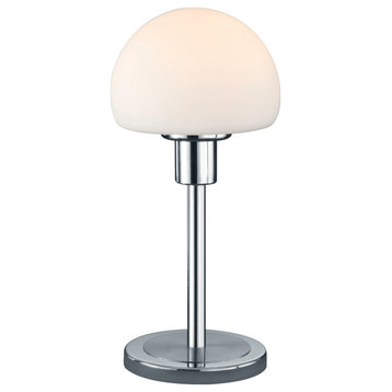 Arnsberg 529210107 LED Table Lamp Wilhelm Nickel Matte